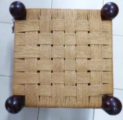 Pair Of Vintage Anglo-indian Jute Stools Footrests -Cozy Seats Store 4c05d3fb 1afe 4880 b187 830bb0cdbb88