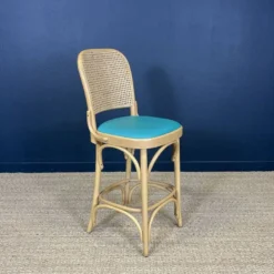 Set Of 3 Thonet Type High Chairs In Light Wood, Canework And Colored Skai 15 Set Of 3 Thonet Type High Chairs In Light Wood, Canework And Colored Skai -Cozy Seats Store 4c0b9546 bd78 4733 b845 b397e75708f5