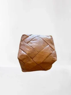 Coole Handmade Marrocan House Style Pouf In 70's Style From Original Buffalo Leather - New -Cozy Seats Store 4d277a6a 01e4 40c7 8776 466185746637