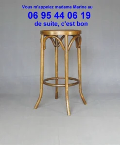 Baumann Bistrot Stool, Circa 1935, Height 70 Cm -Cozy Seats Store 4f491df8 76cd 441a 920e 75e43703f8e3