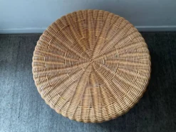 Vintage Wicker Pouf -Cozy Seats Store 4f622350 9c6f 4f7b a763 d6e127f0c7cf