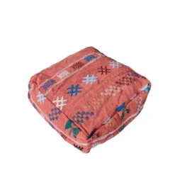 Bohemian Orange Berber Pouf -Cozy Seats Store 4f7406c7 60ce 471e b9da 0e5486a3b469