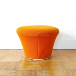Vintage Space-Age Pouf/footstool In Orange Jersey By Pierre Paulin Old Edition Artifort, 1960. -Cozy Seats Store 4fc6f28d 7c28 4a80 96f0 e7baa5bdd479