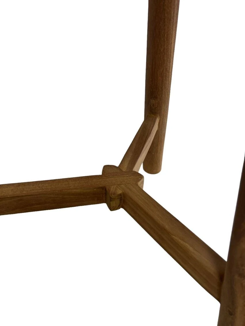 Teak Wood Stool 3 Teak Wood Stool - Image 3