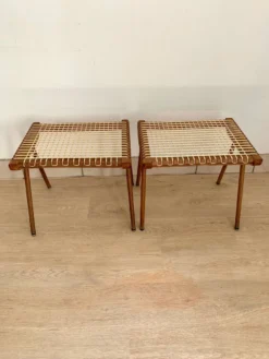 Pair Of 50s George Tigien Stools -Cozy Seats Store 559d9d00 f2d0 4c4a aace eba5154bc789