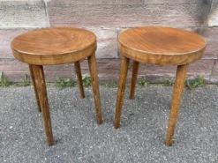 2 Vintage Scandinavian Baumann Stools, French Stool Chic 1980 -Cozy Seats Store 56312b37 b30e 4b31 bf09 5f84d768065c