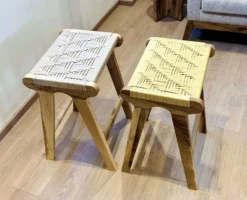 Bar Stool In Solid Walnut Wood -Cozy Seats Store 565a44a3 2825 4b17 a6fa 9a72e886fc17