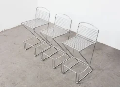 Till Behrens Set Of 3 Bar Stools For Schublach Germany 1980s -Cozy Seats Store 56bb40ff edee 47a2 90a4 29e48fe22b43