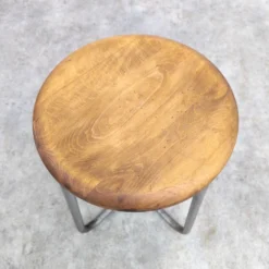 Tubular Steel Hocker By Karel Ort For Gottwald, 1930s -Cozy Seats Store 582dba93 0ac4 4ab9 b4f6 13eaac1b171d