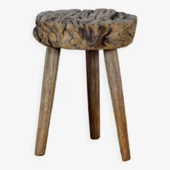 Oak Milkstool, Circa 1870 -Cozy Seats Store 595529ad 3574 466e 8d91 8105fd676e61