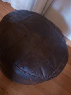 Leather Patchwork Pouf, Vintage 70'S By Sede -Cozy Seats Store 59ea5f1e a917 42d3 a82d 5e04dea7d407