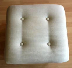 1970s Bedroom Stool, Laundry Chest, Made Of Fabric, Metal And Plastic, Vintage -Cozy Seats Store 5aee5654 36aa 431c af04 584819aa75f7