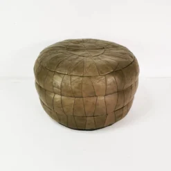 Leather Patchwork Pouf, Germany 1970s. -Cozy Seats Store 5bb59f1d 6530 4786 b330 886473179e7f