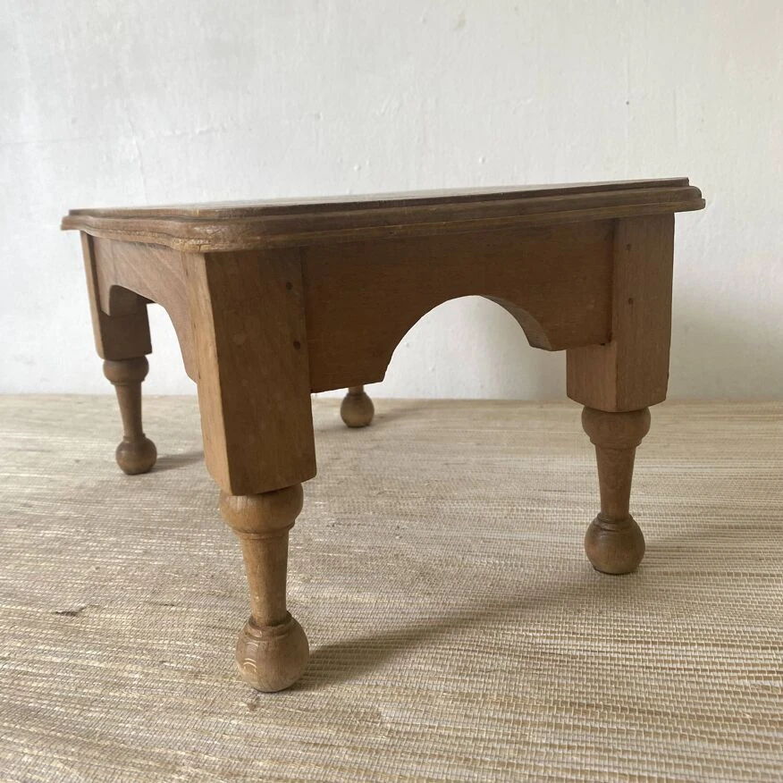 Low Wooden Stool 7 Low Wooden Stool - Image 7