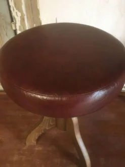 “RBM” Piano Stool In Beech And Leather -Cozy Seats Store 5ef3f5d1 38fe 4c52 8749 22acee1b63d5