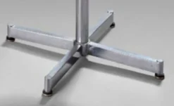 Pair Of Chrome Steel Stools