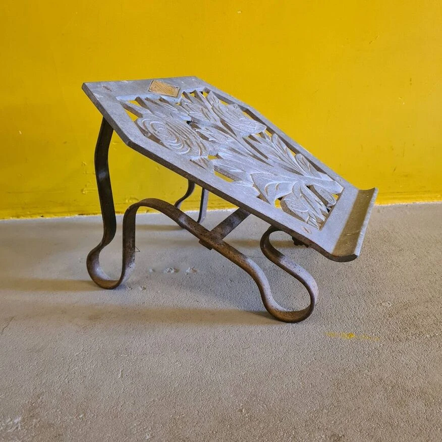 French Art Nouveau/Art Deco Bookstand, 1920s/30s 1 French Art Nouveau/Art Deco Bookstand, 1920s/30s