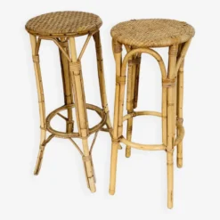 Pair Of High Rattan Stools 32 Pair Of High Rattan Stools -Cozy Seats Store 609fb39c 370d 4989 aeab a20a44dfc482