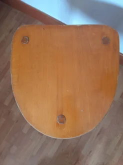 Set Of 2 Old Wooden Tripod Stools -Cozy Seats Store 61e67645 f1dc 4991 a8aa c6ef41cc7dfc