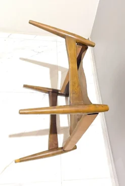 Pair Of Ottomans, Rosewood And Leather, By Liceu Das Artes E Oficios, Brazil 1960 -Cozy Seats Store 634d4422 a7d4 42eb bc5b 551a0d7d3e9f