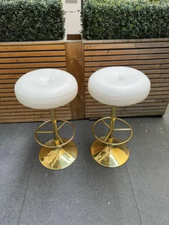 Börje Johanson Pair Of Leather Bar Stools, Sweden, 1970s -Cozy Seats Store 646c4988 34e7 4251 93ce 41a75ce76cc6