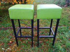 Pair Of Bar Stools In Sky Green -Cozy Seats Store 66146b3b 87ce 475a 9f42 50b83dae04c8