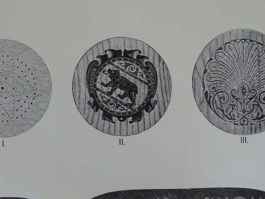 Curved Wooden Bistro Stool With Wooden Seat 1920 7 Curved Wooden Bistro Stool With Wooden Seat 1920 - Image 7