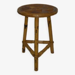 Bamboo Tripod Stool From The 1950s -Cozy Seats Store 6895e770 1e4a 43fb 9103 d44720a73991