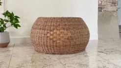 Vintage Rattan Pouf 80s -Cozy Seats Store 6d597e4e 22d2 4c4a bdd8 79d4540b9e01