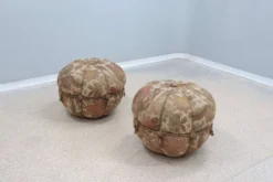 Art Decò Vintage Pouf Set Of 2, Italy 1930s