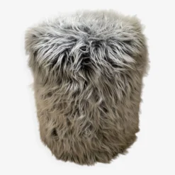 Vintage Pouf In The Style Of Pelfran, Gray Long-haired Synthetic Fur 14 Vintage Pouf In The Style Of Pelfran, Gray Long-haired Synthetic Fur -Cozy Seats Store 740fbb9b e6e3 40f5 8468 3f2363329b28