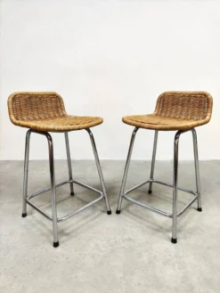 Vintage Chrome Rattan Bar Stools -Cozy Seats Store 74f1da4b 3bd7 42e2 bde2 01e8706cf4ff