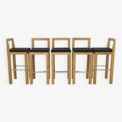 5x Bar Stool In Massive Wood By Göhring 18 5x Bar Stool In Massive Wood By Göhring -Cozy Seats Store 760f579f f79c 4112 bd40 d3173557c324