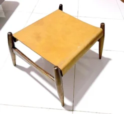 Pair Of Ottomans, Rosewood And Leather, By Liceu Das Artes E Oficios, Brazil 1960 -Cozy Seats Store 78df353a e1fe 478b 9f23 e177412c4c7e