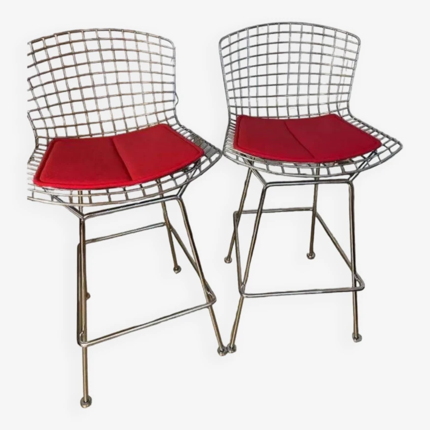 Knoll Bertoia Genuine Bar Chairs 1 Knoll Bertoia Genuine Bar Chairs