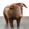 Amazing Design Ottoman/footstool "The Bull" By Dimitri Omersa From The 1960s