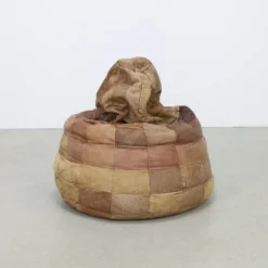 Bean Bag In Patchwork Leather, 1970s -Cozy Seats Store 7c90ba51 a929 4dbc 88f7 1b8631fd456f