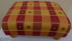 Fabric Footrest With Beech Wood Foot - Very Good Condition -Cozy Seats Store 7cb42a58 8990 445b 9c95 83f23c3dc58f