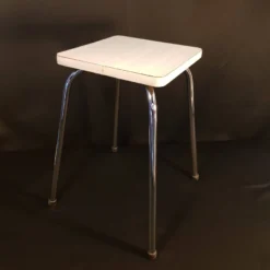 Vintage White Formica Stool -Cozy Seats Store 7e87f23b ddc7 42c6 a264 f495d19ba624