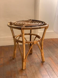 Vintage Rattan Stool -Cozy Seats Store 7e927662 bf79 4051 875d ceafbc34ef39