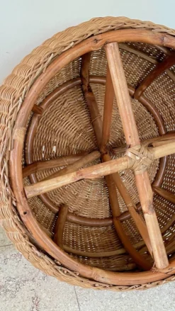 Vintage Rattan Pouf 80s -Cozy Seats Store 807ee09f 6ff3 4cbb 8af0 14850dee98c0