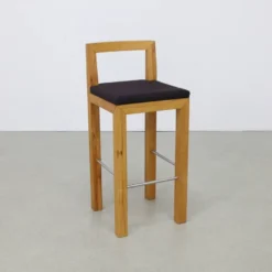 5x Bar Stool In Massive Wood By Göhring