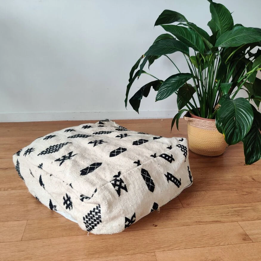 Ethnic Moroccan Berber Pouf 3 Ethnic Moroccan Berber Pouf - Image 3