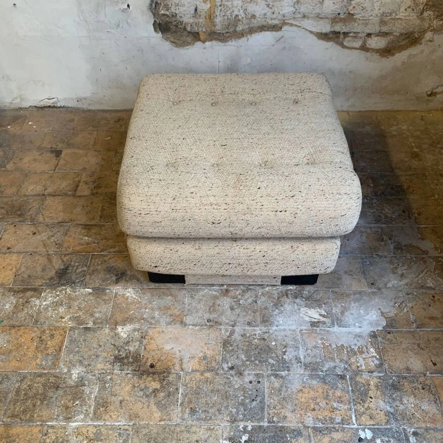 Large Ottoman – Pouf From The 70s In The Style Of Roche Bobois 1 Large Ottoman – Pouf From The 70s In The Style Of Roche Bobois