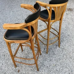 Pair Of Vintage Bistro Stools 1950/60 Thonet Style -Cozy Seats Store 8386de6e 7399 4b48 b7f7 d0b6fd279af5
