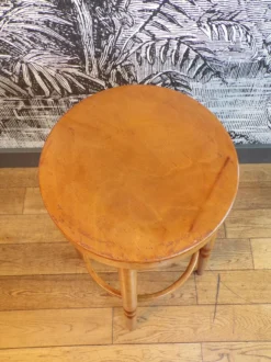 Bar Stool 1960 Curved Wood