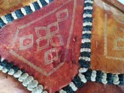 Vintage Moroccan Leather Pouf -Cozy Seats Store 857664b5 e642 41f0 855d fa7c551bff10