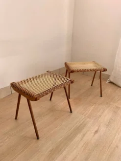 Pair Of 50s George Tigien Stools -Cozy Seats Store 85b56f05 8933 4fb8 b4d0 884b69f917bf