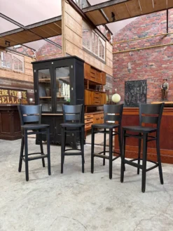 Set Of 4 High Bar Chairs From The 80s -Cozy Seats Store 86c27f82 8ba9 4e17 8e78 67beaca03181