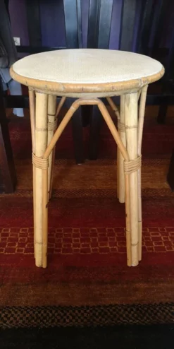 Rattan Stool / Plant Rest - 1970s -Cozy Seats Store 88d745b1 ecf4 4fef a9a3 f57523d57c70